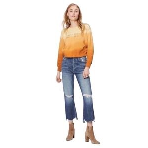 MOTHER Superior The Tripper Chew Jeans In Cryin' Cowboys Button Fly Flare SZ 28